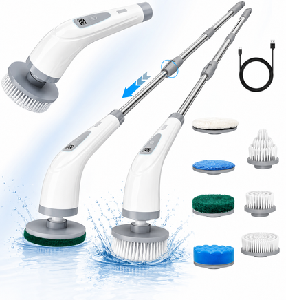 GrimeBeGone Electric Spin Scrubber